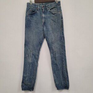 VTG Levis 532 Mens Rare 80s Distressed Stripe Jeans Size 36X34 Grunge Rockabilly